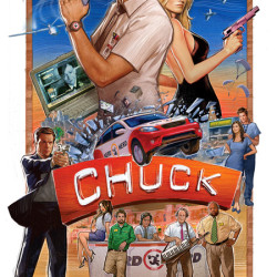 Unveiling Of New Chuck Poster Art At Comic Con