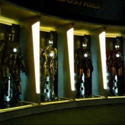 Stark Industries’ Hall of Armor at Comic Con