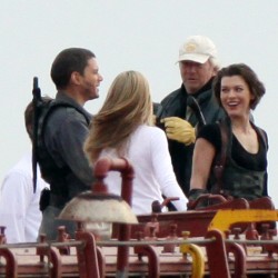 First Look: Jovovich, Larter and Miller On The Set of Resident Evil: Afterlife