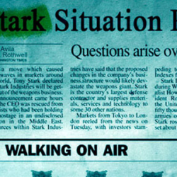 IRON MAN 2 Viral Marketing Presents Mystery Newspaper Clipping