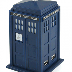 SCIFI MAFIA CHRISTMAS LOOT: Day Twelve – Travel With The Doctor In The Tardis Four-Port USB Hub