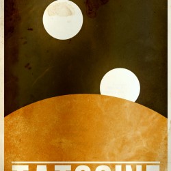 Very Cool: Minimalist STAR WARS Galaxy Posters