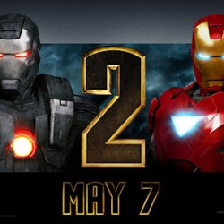 New IRON MAN 2 Posters, Theater Standees And Production Photo