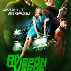 THE GREEN HORNET: NEW International Poster Puts Cameron Diaz On The Hood of Black Beauty