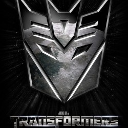 NEW TRANSFORMERS: Dark of the Moon Reflective Decepticon Poster