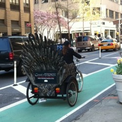 Iron Throne Rickshaws: NYC Truly is the Greatest City on Earth