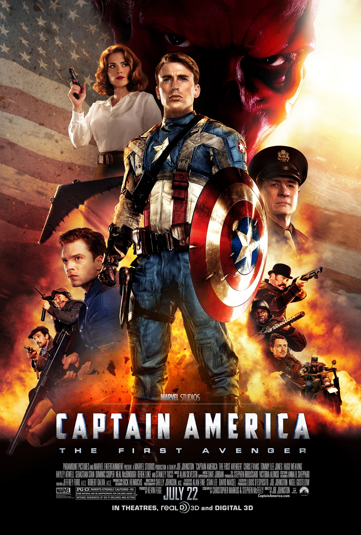 capitan america the first avenger on New Captain America  The First Avenger Poster And A Clip That Takes A