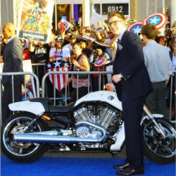 Captain America: The First Avenger – Harley Davidson Auctions Motorcycle Signed By the Stars to Support Disabled Vets