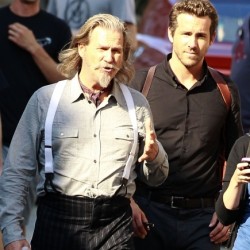 Jeff Bridges and Ryan Reynolds as Undead Cops On the Set of R.I.P.D.