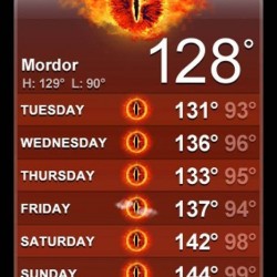 Pic of the Day: Weather in Mordor