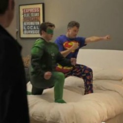 Tim Daly and Nathan Fillion Get Together for a Superhero Play Date