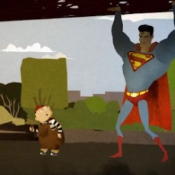 Superman Has a Super Sissy Gorge
