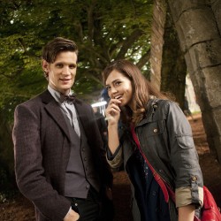 Just So Darn Cute: First Official On-Set Pic of DOCTOR WHO’s Matt Smith and Jenna-Louise Coleman