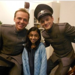 Image of Simon Pegg and Anton Yelchin In Their Starfleet Dress Uniforms; Klingons to Appear In STAR TREK 2