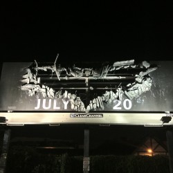 Explosive Billboard for THE DARK KNIGHT RISES Spotted In Hollywood