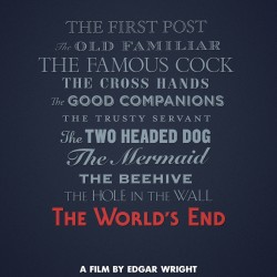 Teaser Poster for Edgar Wright’s Newly Greenlit Film THE WORLD’S END