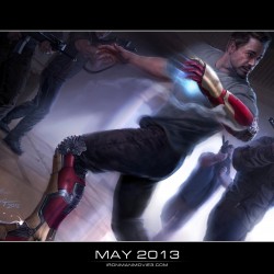 First IRON MAN 3 Concept Art Reveals Stark’s Extremis Armor