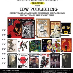 IDW Announces SDCC 2012 Exclusives