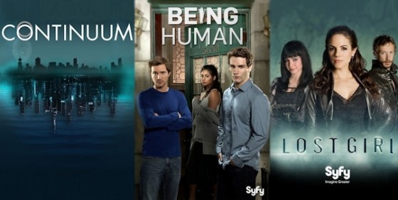 Continuum Being Human Lost Girl wide