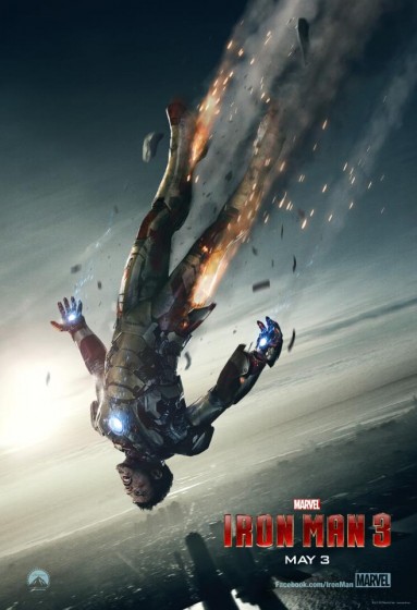 Iron Man 3 falling poster