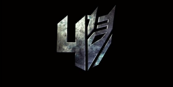 Transformers 4 official logo wide