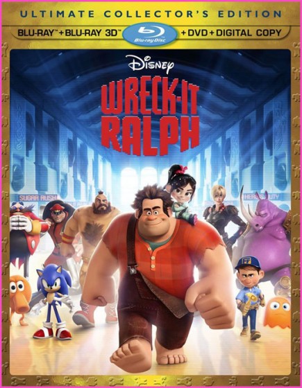 Wreck It Ralph Blu-ray DVD cover art