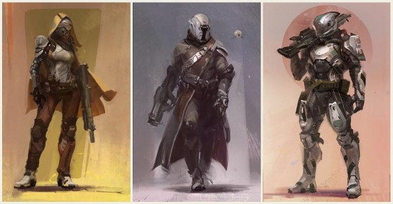 Destiny classes concept art