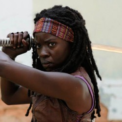 THE WALKING DEAD’S Michonne Is a Woman in War, Hell-Hath-No-Fury Sort of Chick