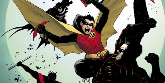 Damian Wayne as Robin wide