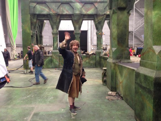 Hobbit Bilbo's last filming day