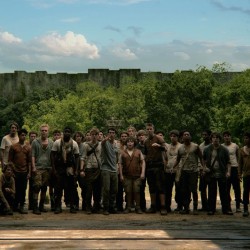 Newt’s Character Card and A Cast Photo From THE MAZE RUNNER Set