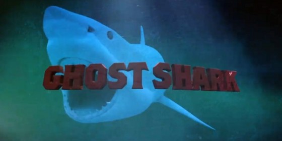 Ghost Shark logo wide