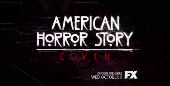 American Horror Story Coven logo scratchy wide