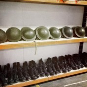 Outlander production 07 helmets and boots