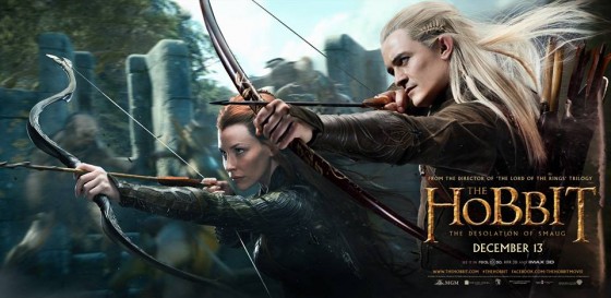 The Hobbit TDOS banner Tauriel Legolas