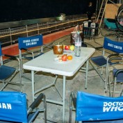 Doctor Who DOTD BTS 4 chairs