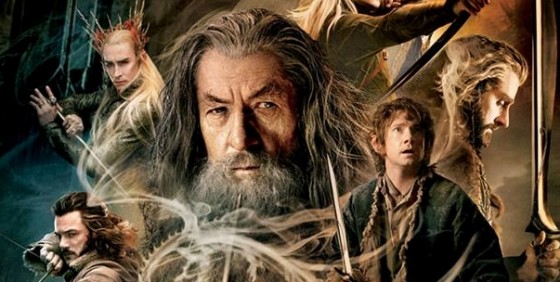 Hobbit TDOS theatrical poster gandalf partial wide