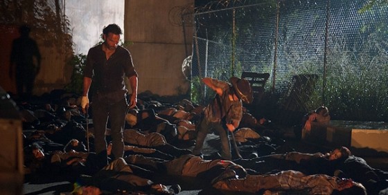 The Walking Dead 405 Rick Carl dead walkers