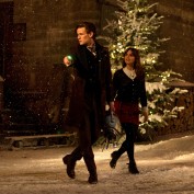 Picture shows Matt Smith as the Eleventh Doctor and JENNA COLEMAN as Clara.