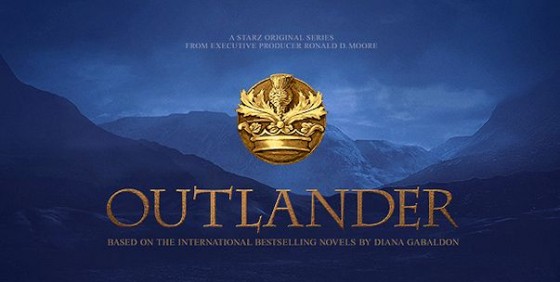 Outlander logo with crest wide