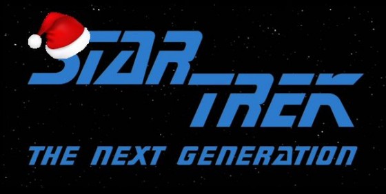 Star Trek TNG logo holidays wide