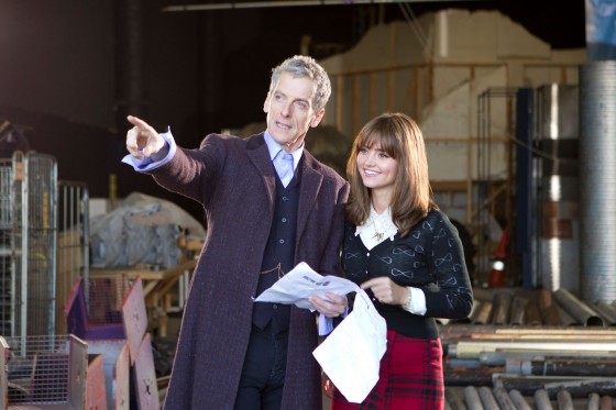 Doctor Who Capaldi s8 first day 