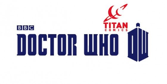 Doctor Who Titan logos wide