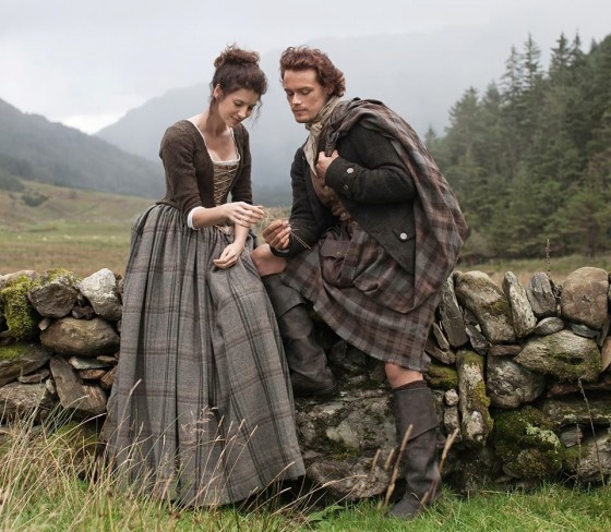 Outlander Claire and Jamie first look