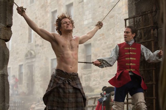 Outlander Jamie flayed