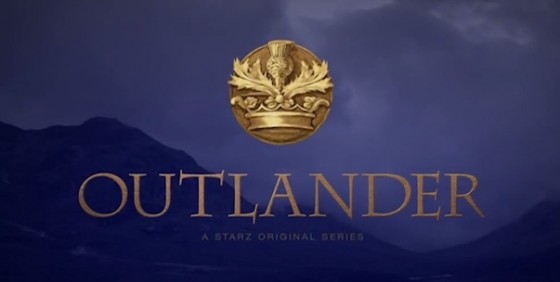 Outlander Starz show logo wide