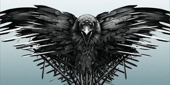 Game of Thrones s4 poster raven wide