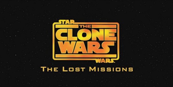 Star Wars The Clone Wars The Lost Missions logo wide