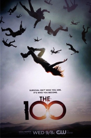 The 100 poster falling vertical