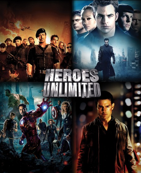 Heroes Unlimited logo poster